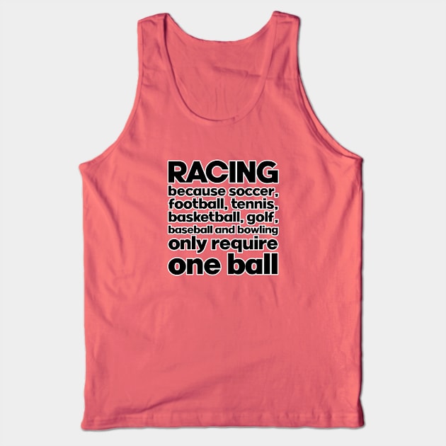 Racing driver. Perfect present for mom mother dad father friend him or her Tank Top by SerenityByAlex